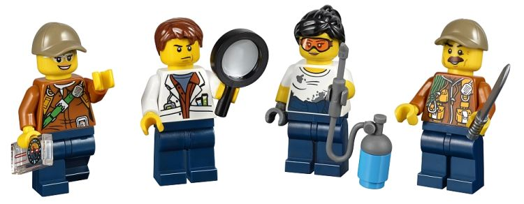 Bricktober Minifigure Collection 3/4 - City Jungle (2017 Toys "R" Us Exclusive)